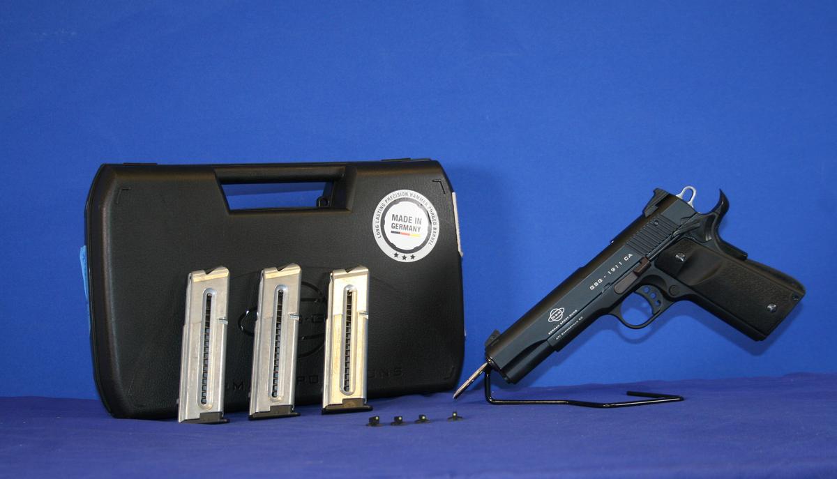 GSG 1911 CA.22 Rimfire 22lr. Three Magazine. SN# A966015.  OK For Sale In California.