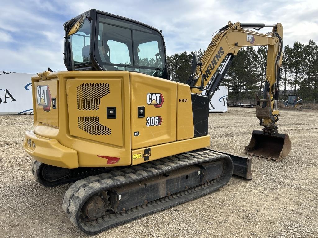 2022 Cat 306cr Mini Excavator