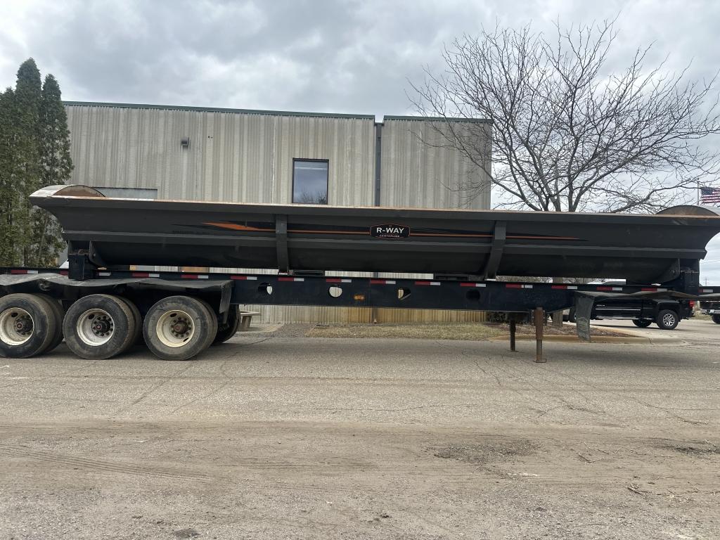 2014 R-way Rsd4224tri Side Dump Trailer