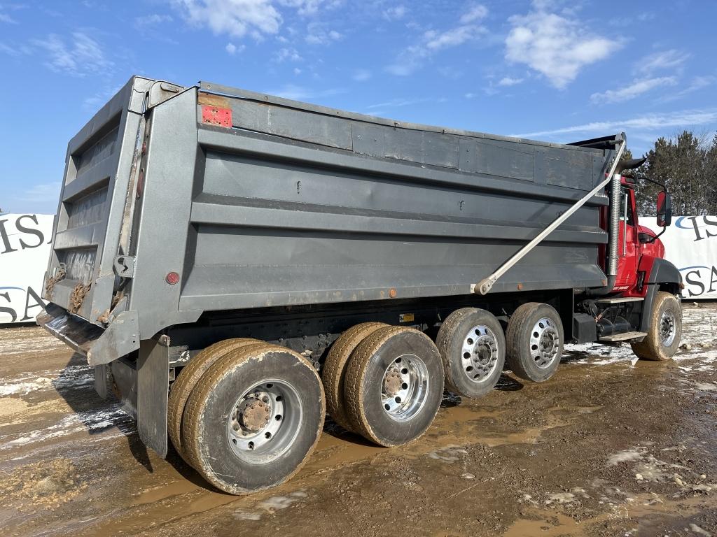 2014 Caterpillar Quad Axle Dump Truck