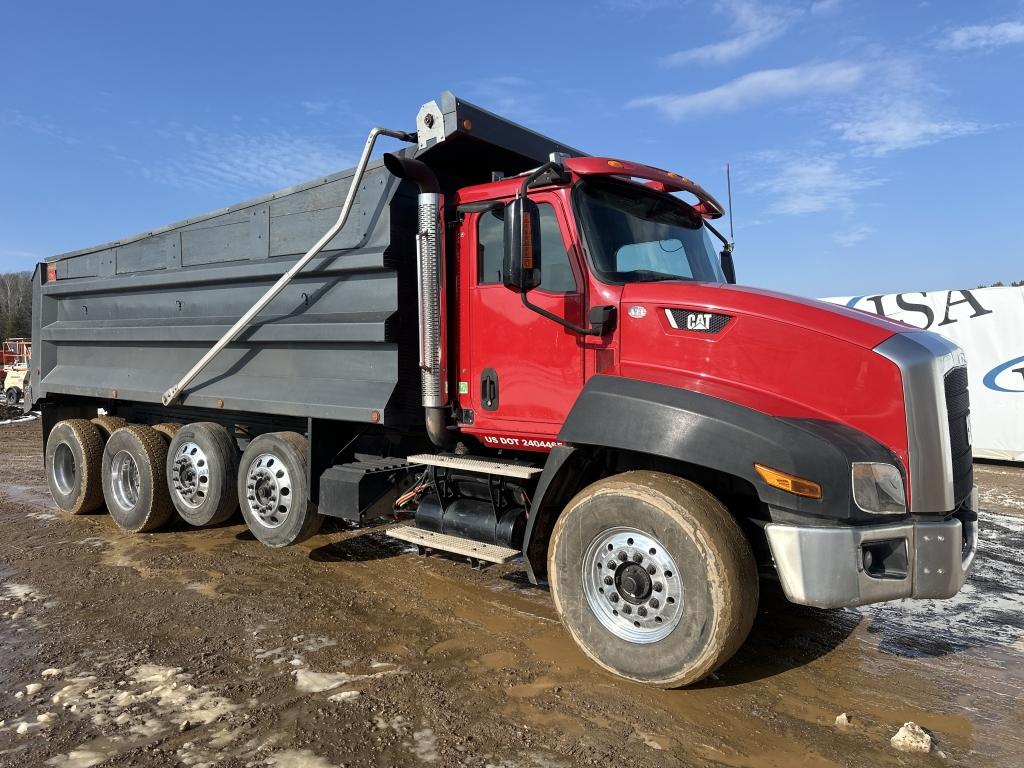 2014 Caterpillar Quad Axle Dump Truck