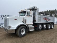 1995 Peterbilt 359 Quad Axle Dump Truck