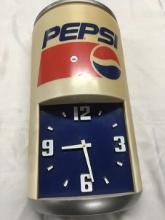 24  x 13 in. Pepsi Clock