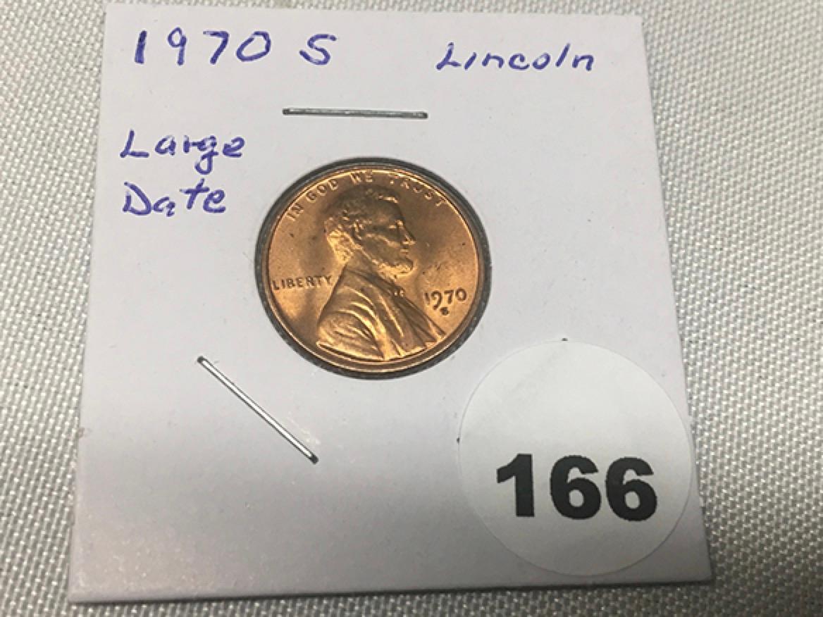 1970-S Lincoln Cent Large Date UNC