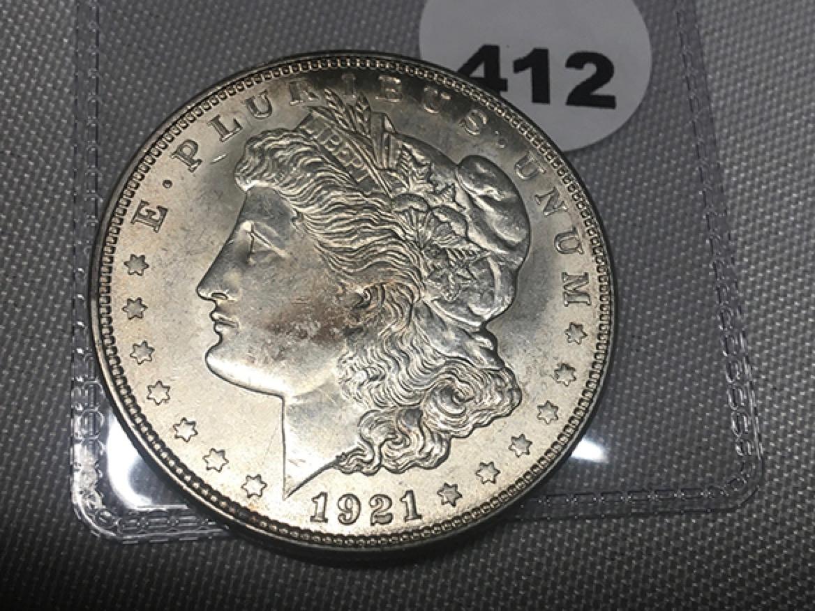 1921-D Morgan Dollar UNC