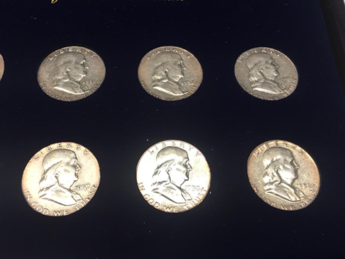 1948-1963 Kennedy Half Dollar Collection In Case