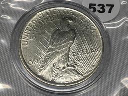1924 Peace Dollar, Capsulated