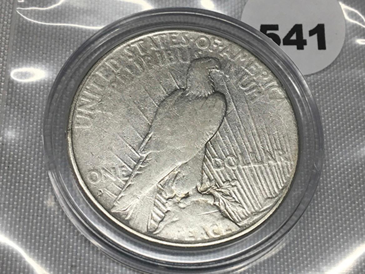 1928-S Peace Dollar, Capsulated