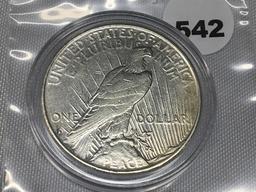 1934-D Peace Dollar, Capsulated