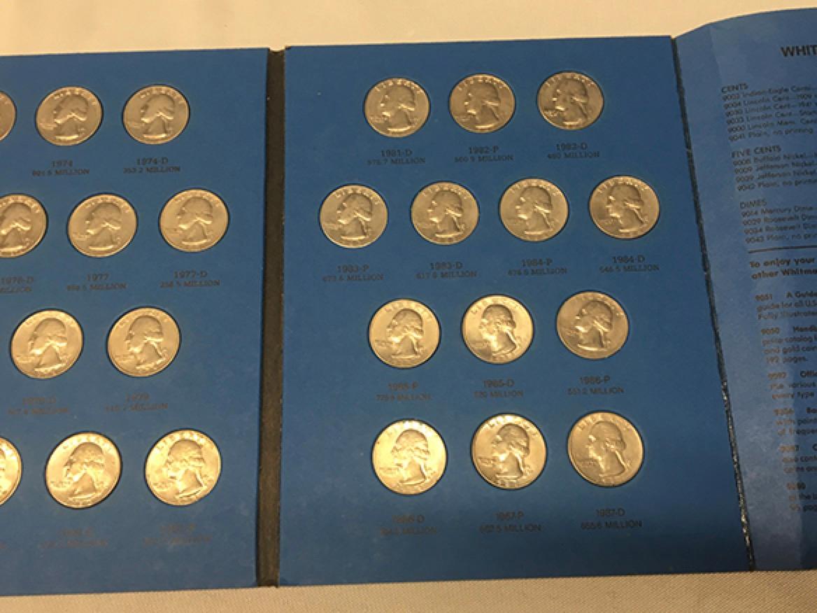 1965-1987 Washington Quarter Book