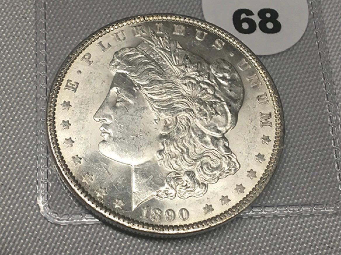 1890 Morgan Dollar, UNC