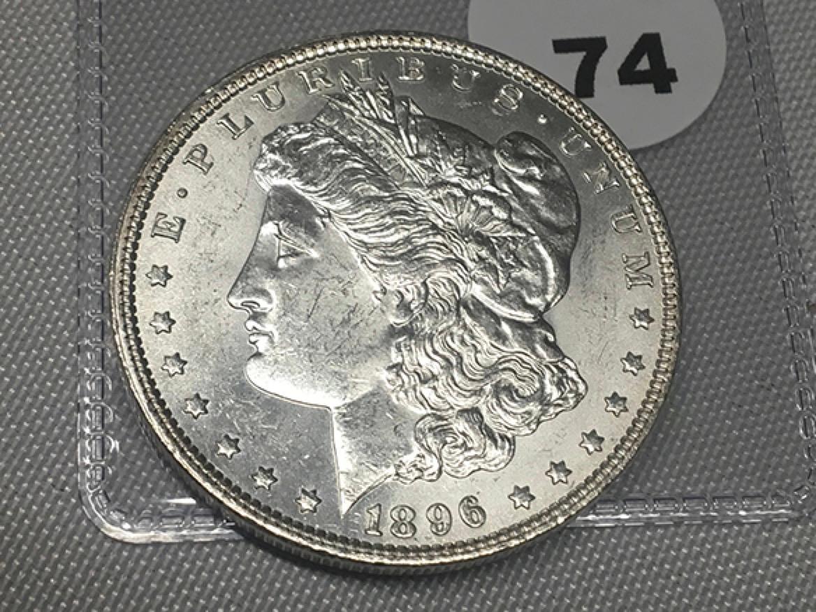 1896 Morgan Dollar, UNC