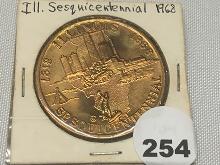 1968 Illinois Sesquicentennial Medal
