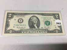 2013 3 Consective $2 Bills (UNC)