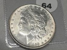 1889 Morgan Dollar, AU