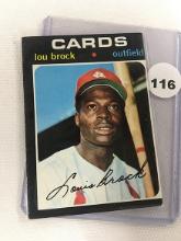 1971 Topps #625, Lou Brock