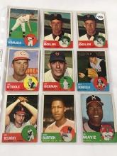 (9) 1963 Topps #33, 34, 70, 104, (2) 106, 107, 109, 262