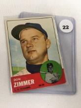 1963 Topps Don Zimmer #439