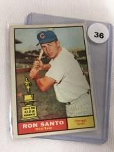 1961 Topps #35, Ron Santo