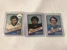 (3) 1976 Topps #3, 1, 8