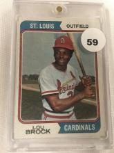 1974 Topps #60, Lou Brock