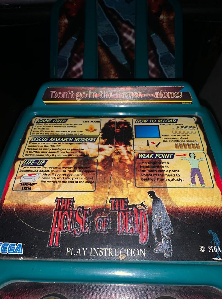 The House of the Dead Full Size Arcade Shooting Game