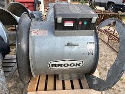 Brock Grain Bin Fan AX28-1532-WC & Duct