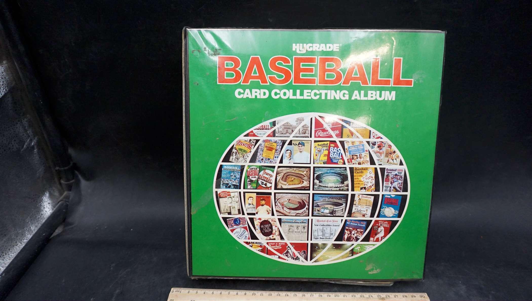 Baseball Card Collecting Album w/ Assorted Sports Cards