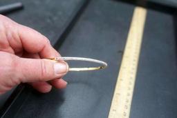 Sterling Silver Gold-Toned Bracelet