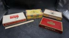 4 Cigar Boxes - Wm Penn, King Edward, Roi-Tan