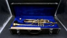 King Cleveland 600 W/ Mop Buttons Trumpet In Case