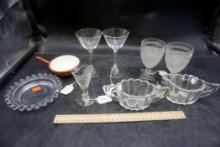 Miss America Goblets, Creamer & Sugar, Glasses, Dishes