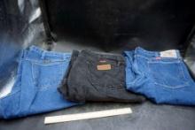 3 Pairs Of Wrangler Jeans (36X30, 36X36, 38X30)