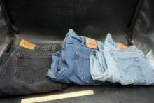 3 Pairs Of Jeans (38X30, 40X32)