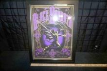 Framed Black Sabbath Poster