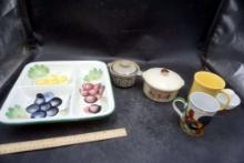 Fruit Platter, Crocks, Mugs