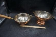 2 - Copper Colanders/Strainer