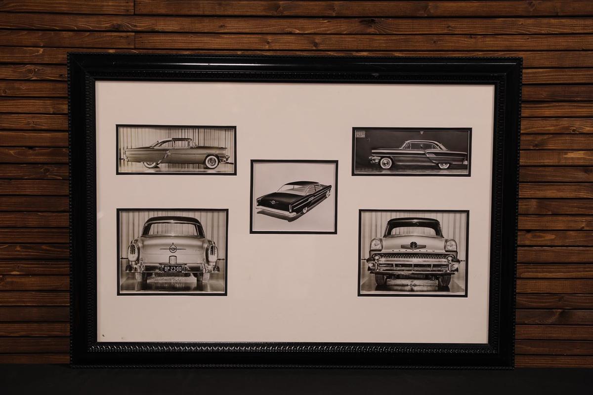 1955 Mercury Styling Study Montage - Framed and Matted