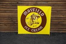 Mayfield Ice Cream Double-Sided Flange Tin Sign