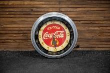 Coca-Cola Spinner Lighted Clock - Reproduction