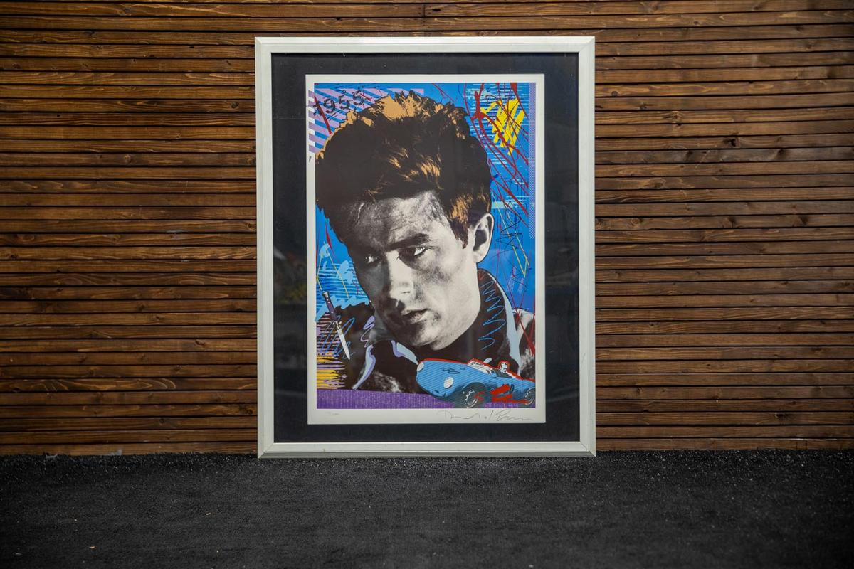 1988 James Dean Silkscreen Print by Richard Duardo