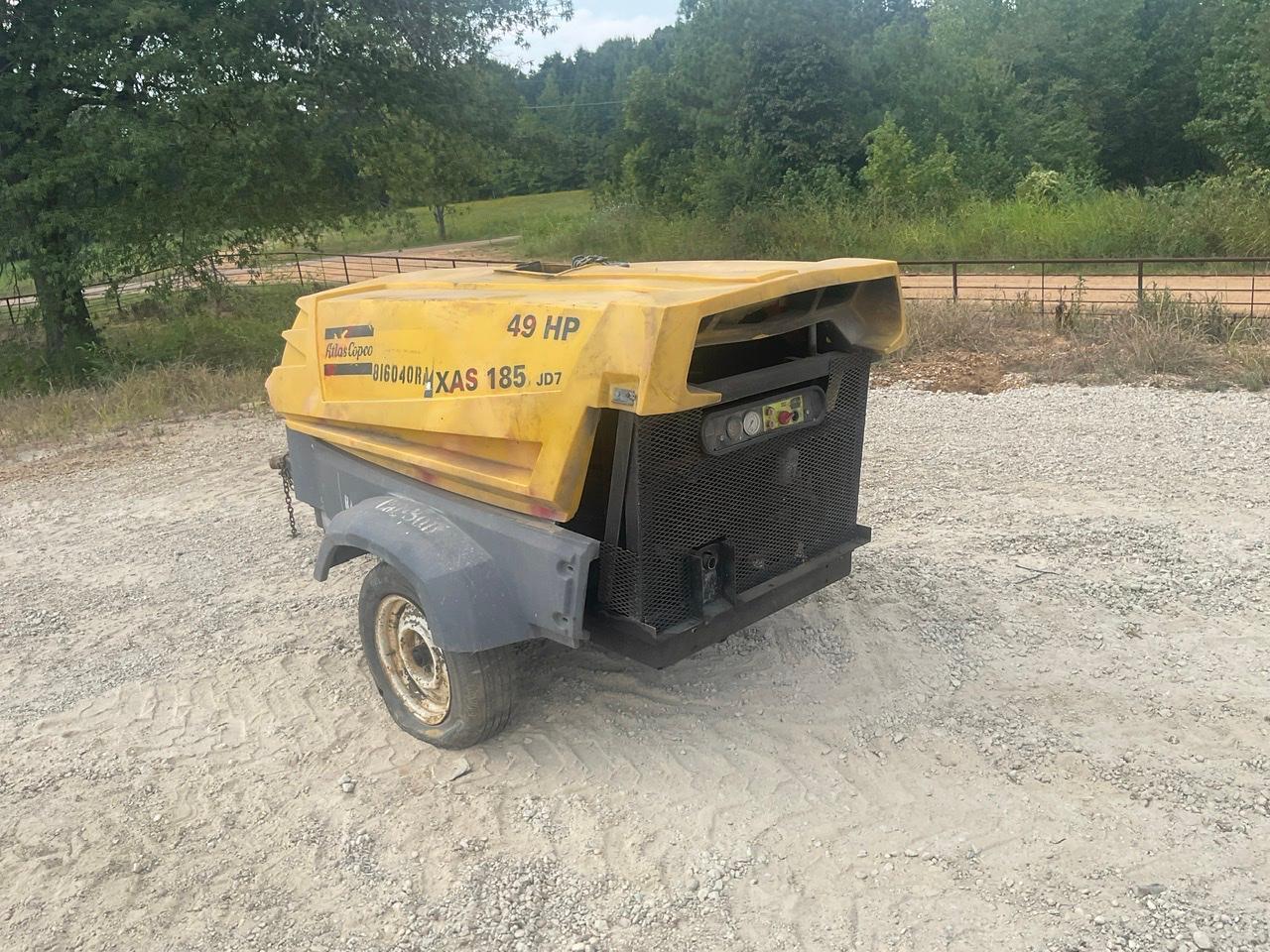 Atlas Copco XAS185 Portable Air Compresor