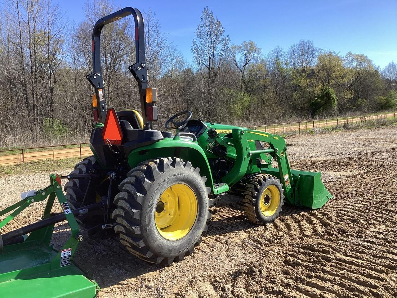 2021 John Deere 3025E Tractor W/ JD 300E Loader