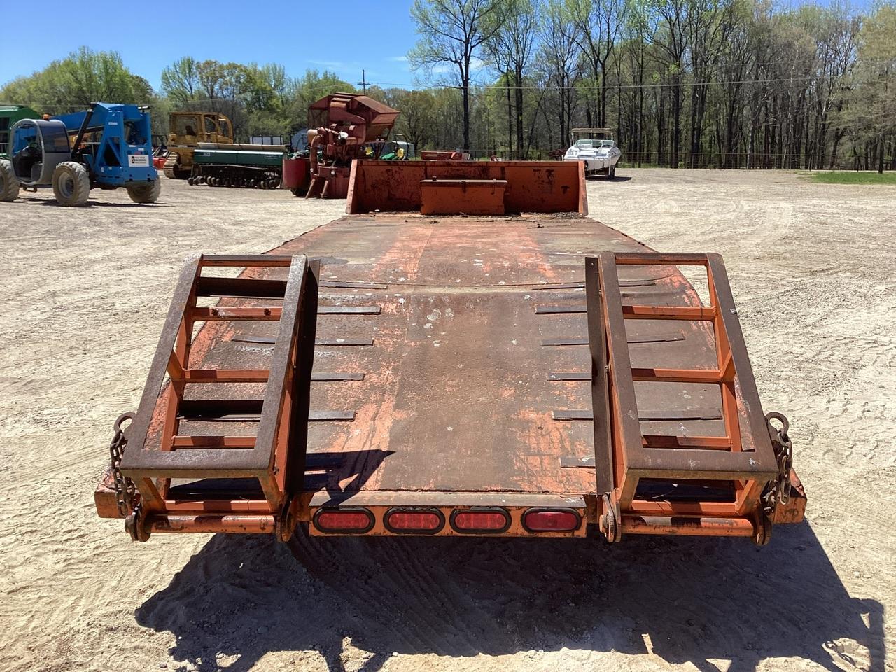 Double Axle Pintle Hitch Pull Behind Trailer