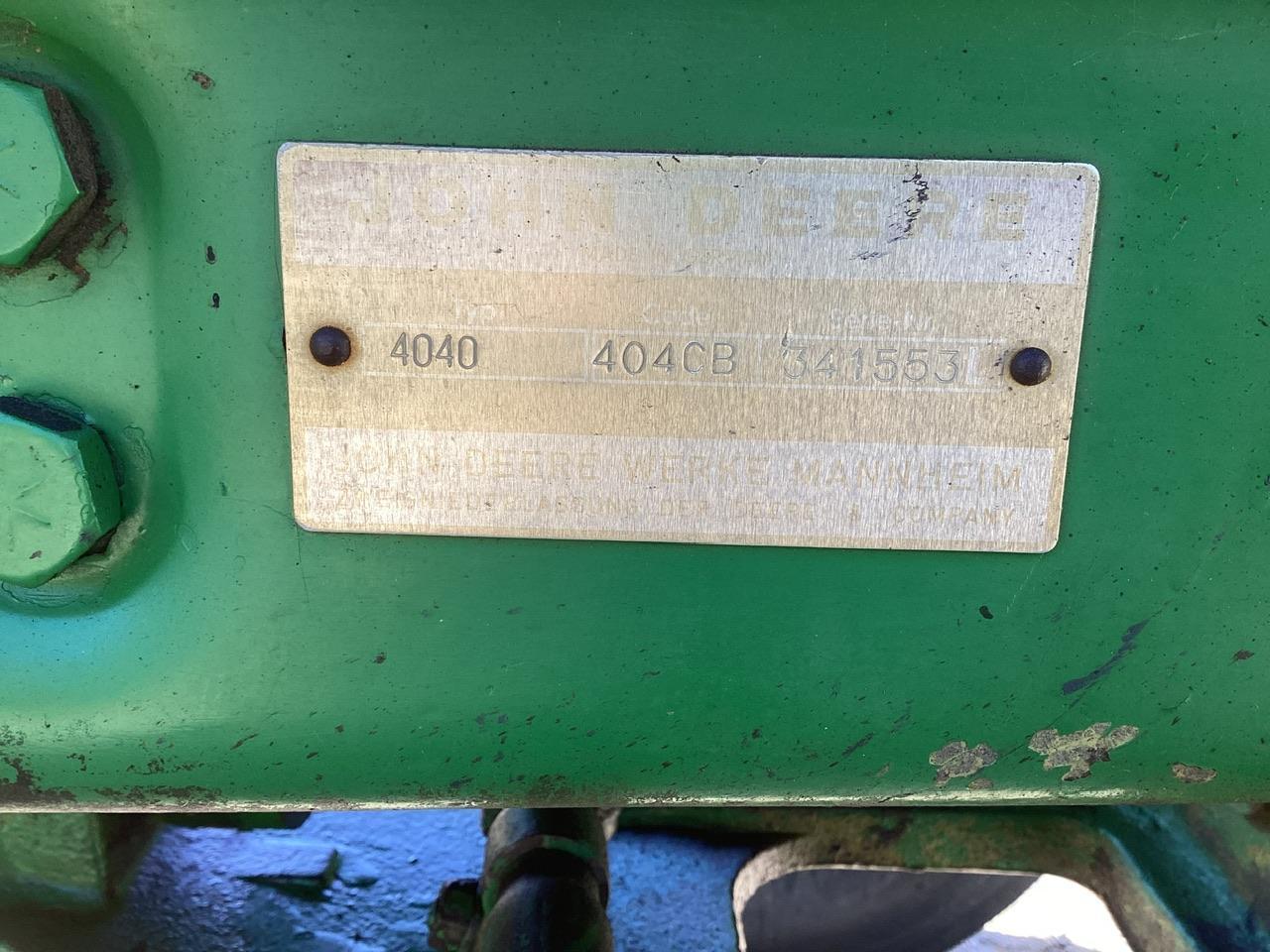 John Deere 4040 Tractor