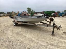 Glasport Bass Boat With Trailer