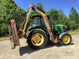 John Deere 6115D Tractor W/ Bengal Tiger Side Mower