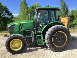 John Deere 6115D Tractor W/ Bengal Tiger Side Mower