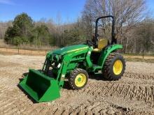 2022 John Deere 3043D Tractor W/ JD 300E Loader