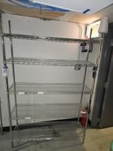 Chrome wire rack 4' x 14"